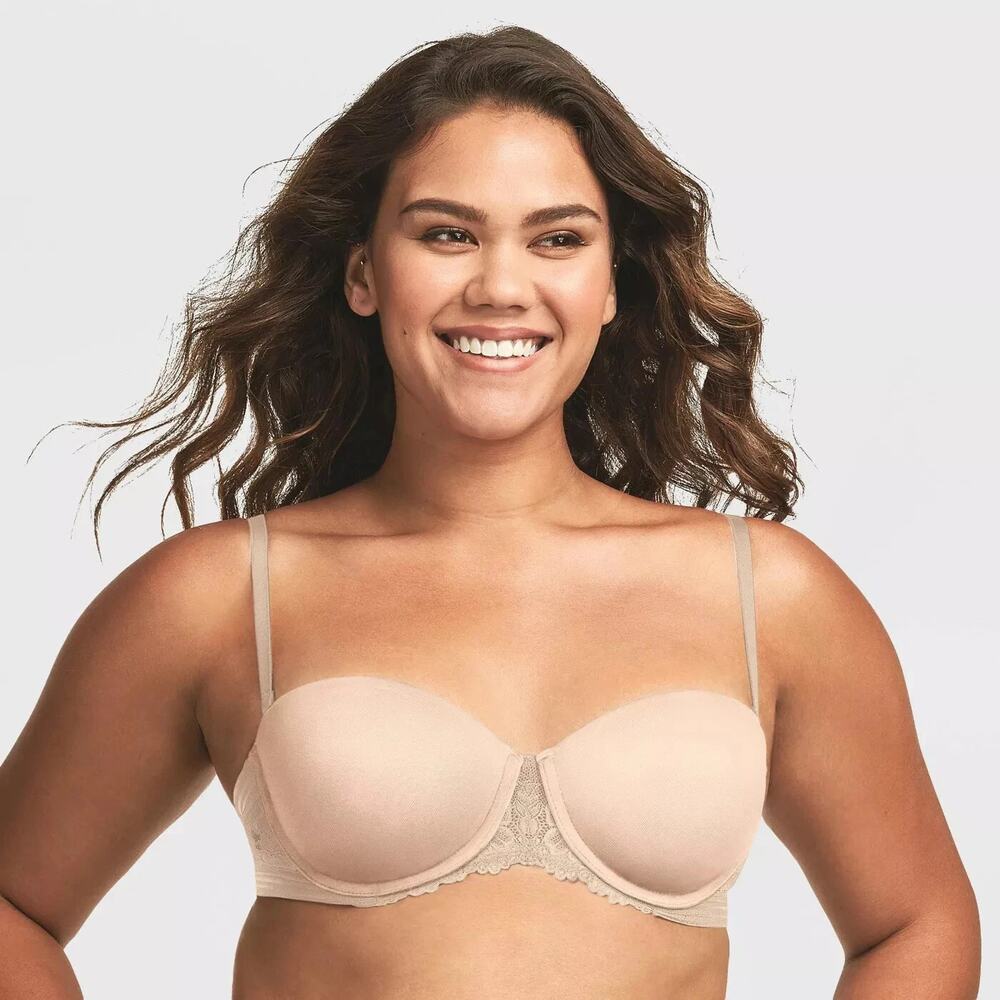 Womens Maidenform Self Expressions Multiway Adjustable PushUp Bra Beige, Sz 38DD